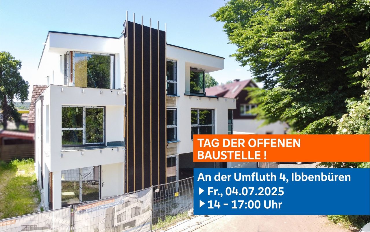 *Drei gehobene Eigentumswohnungen in nächster Nähe zum Ibbenbürener Aasee*